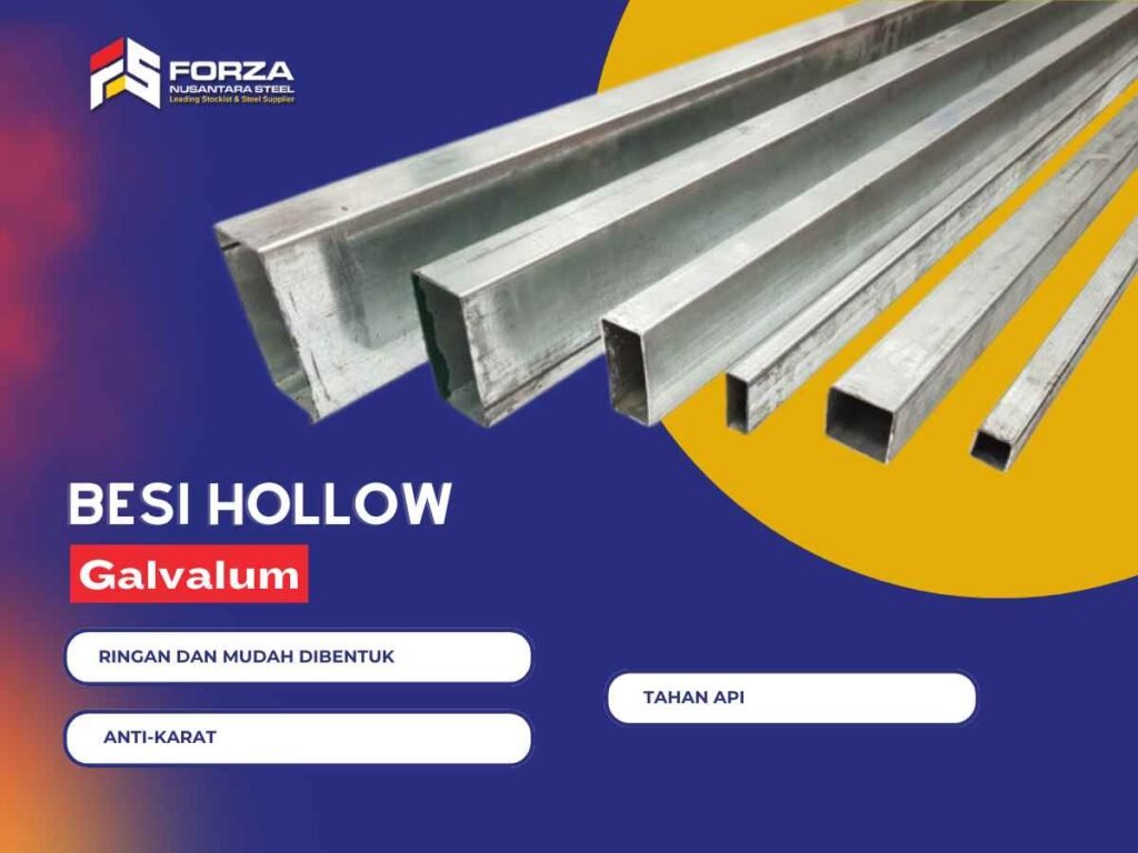 Ukuran dan Jenis Besi Hollow yang Wajib Anda Tahu! - Forza Nusantara Steel